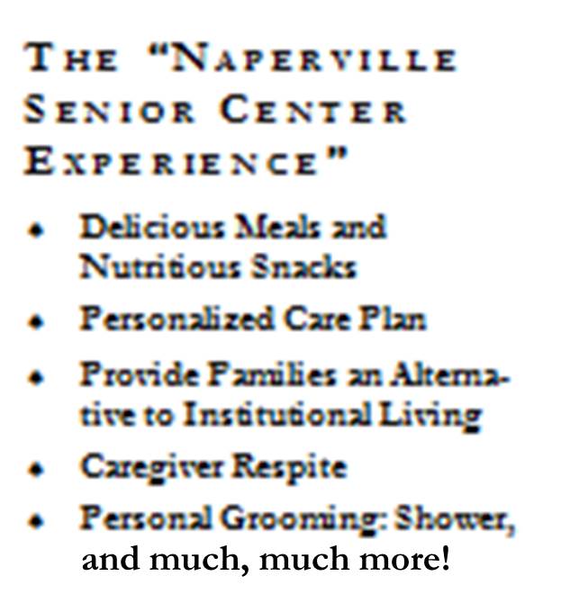 Naperville Senior Center Experience
