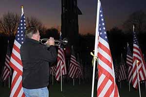 Memorial day-Mike Playing Taps-300w