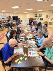 Senior members noodling up their characters